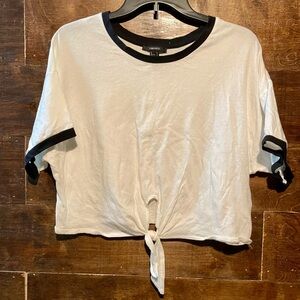 Cropped Baseball Tee